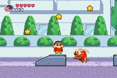 Shin-Chan: Aventuras en Cineland screenshot 5 for GameBoy Advance